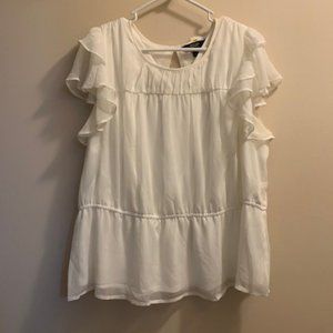 NWT XXL  Simply Vera White Blouse